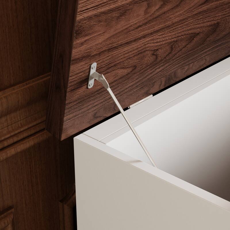 Lift TV Cabinet Electric TV Lift Dresser w/Dual Control and 2 Power Outlets Dresser Entertainment Center