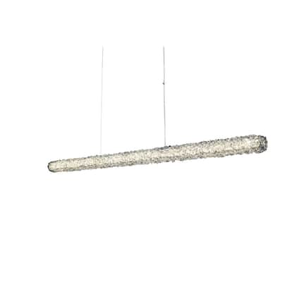 Allegri 035562-FR001 Lina 62" Wide LED Linear Chandelier with Firenze