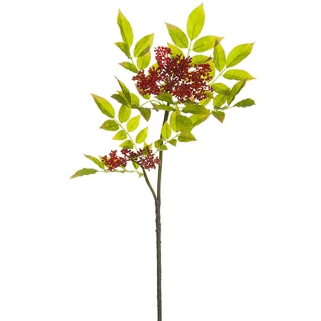 Nandina Berry Artificial Branch Spray - 28" - Red and Green