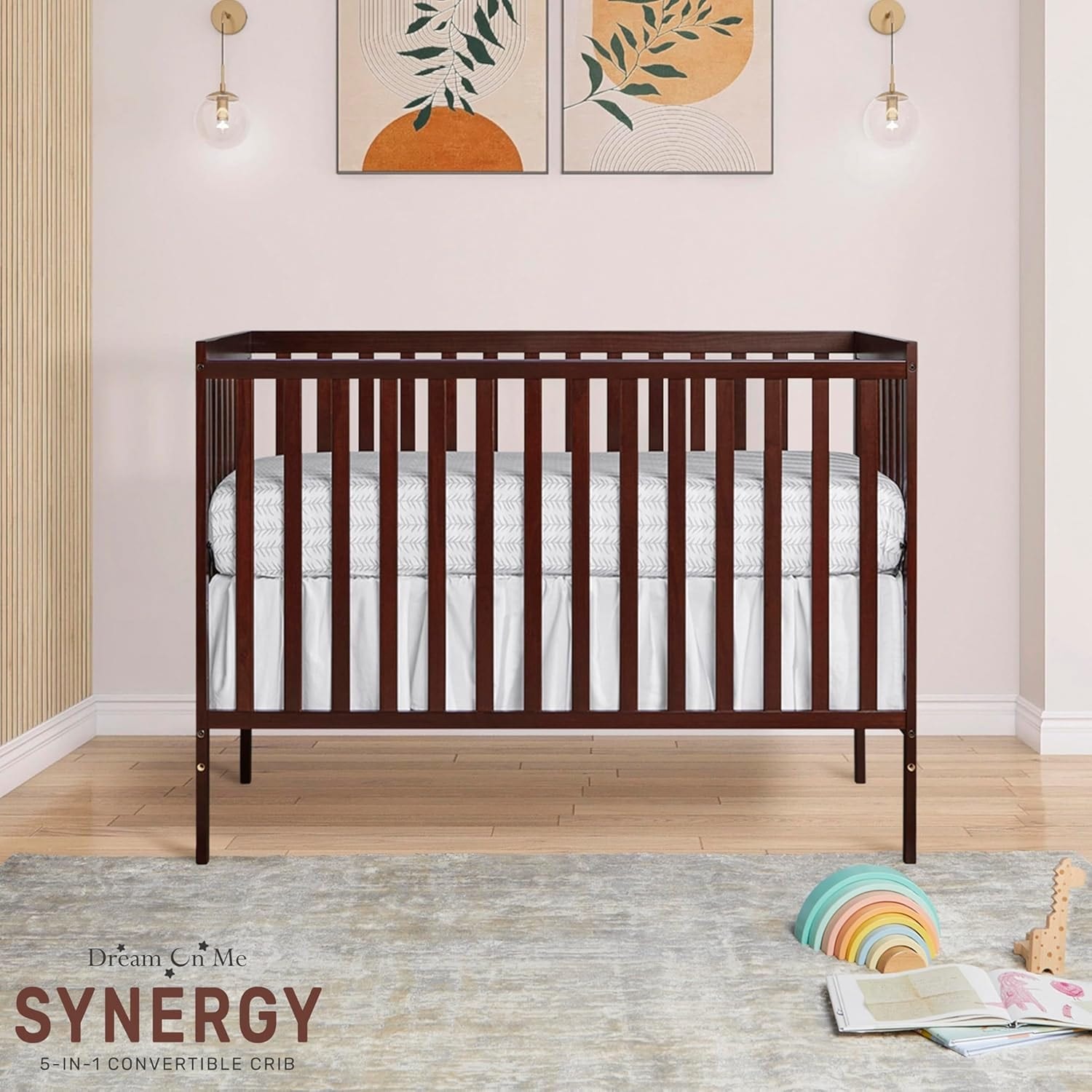 Nursery Dream On Me Crib Style 657 Dream On Me Synergy 5-In-1