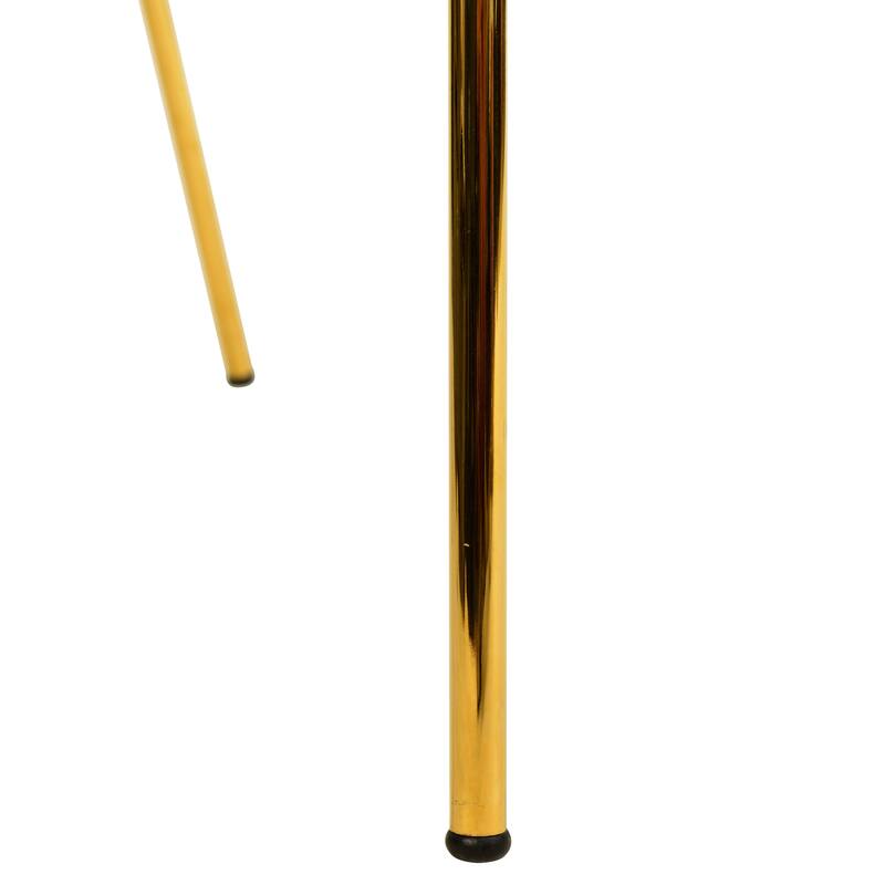 LeisureMod Set of 2 Bella Modern Dining Chair Upholstered in Leather or Velvet & Gold Base for Home Office Kitchen