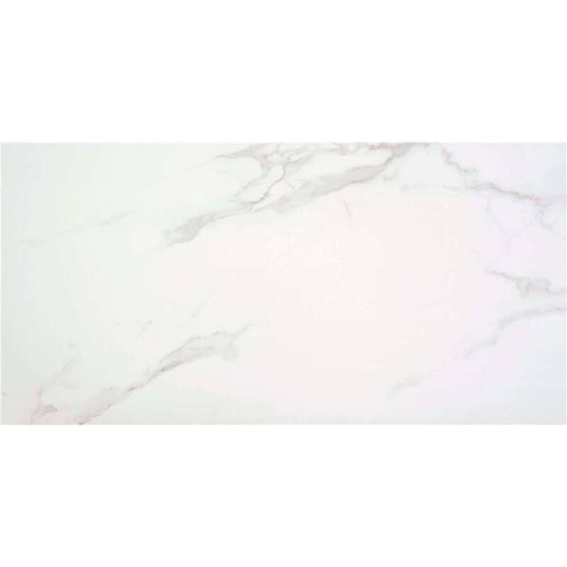 The Tile Life Adonis 24x48 White Porcelain Floor & Wall Tile