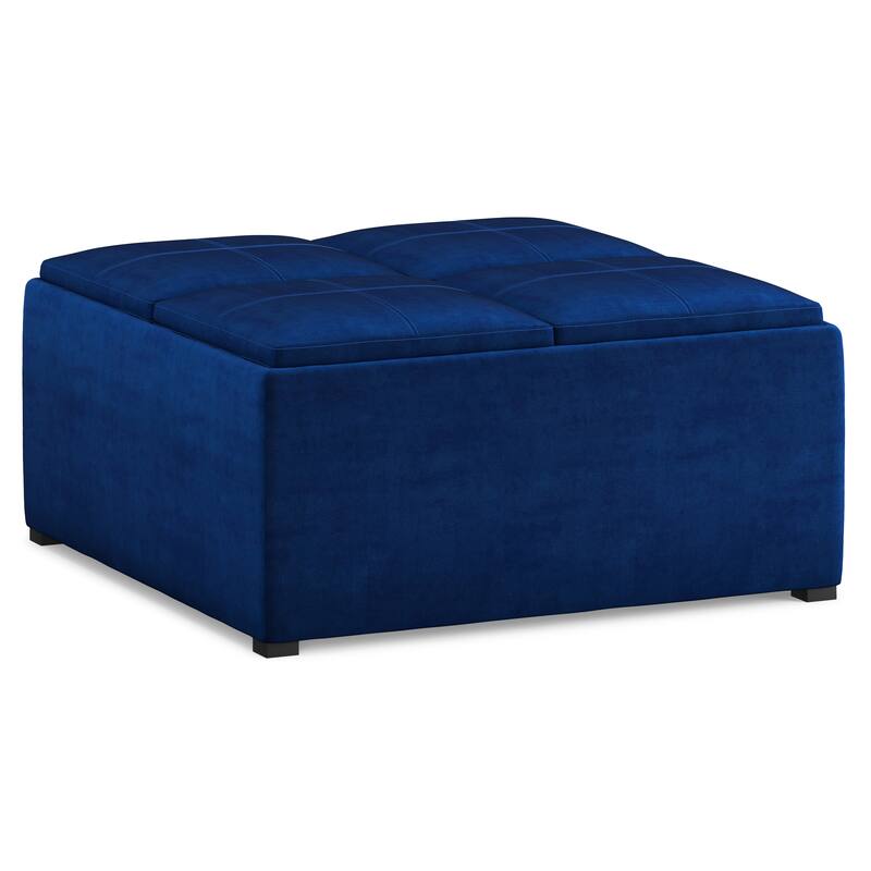 WYNDENHALL Franklin Wide Contemporary Table Ottoman