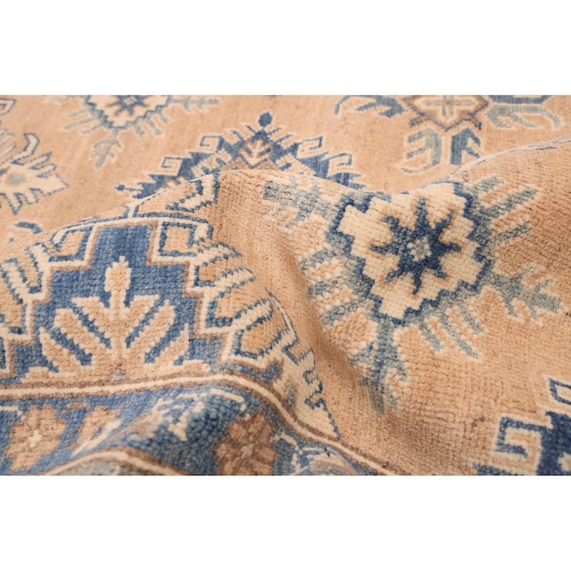 ECARPETGALLERY Hand-knotted Finest Ghazni Tan Wool Rug - 9'10 x 13'7