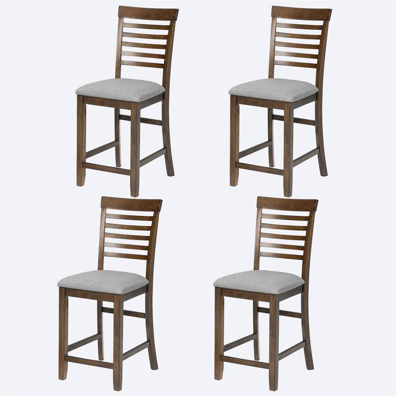 Kitchen Chair with Padded Seat Set for 4