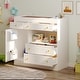 preview thumbnail 4 of 15, Safe Baby Changing Table with Storage,Diaper Changing Station,Bathroom Cabinet,Holds 110 LBS