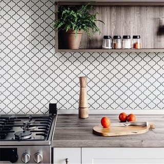  Morocco Matte White Porcelain Mosaic Tile