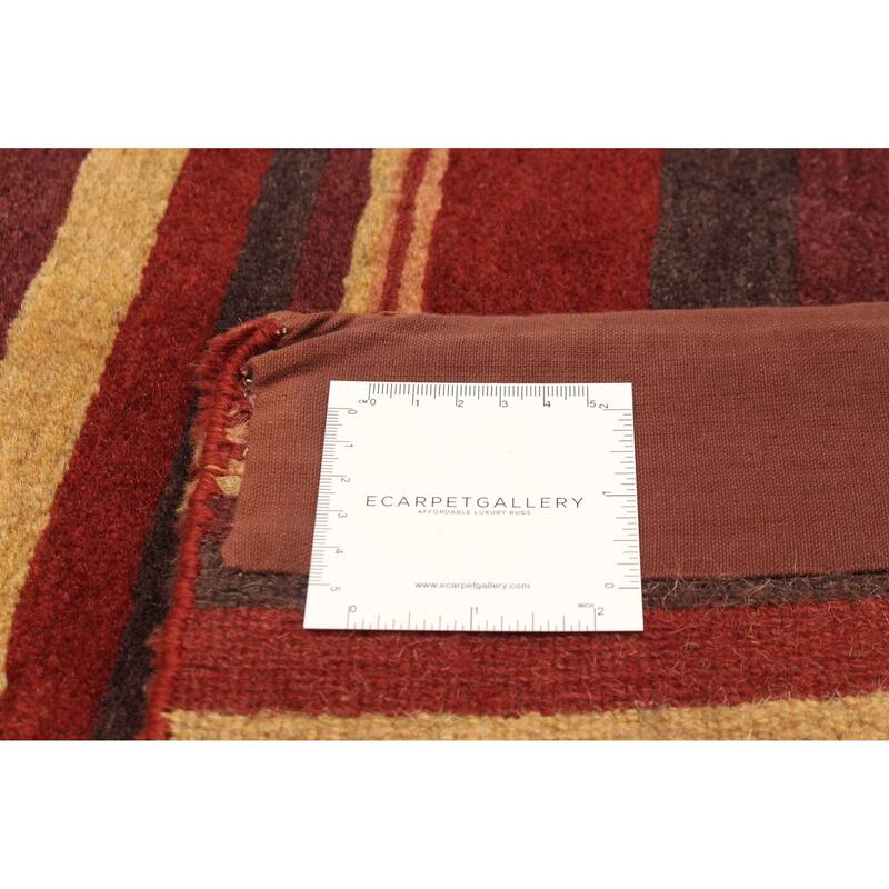 ECARPETGALLERY Hand-knotted Opulence Red Wool Rug - 3'3 x 6'7