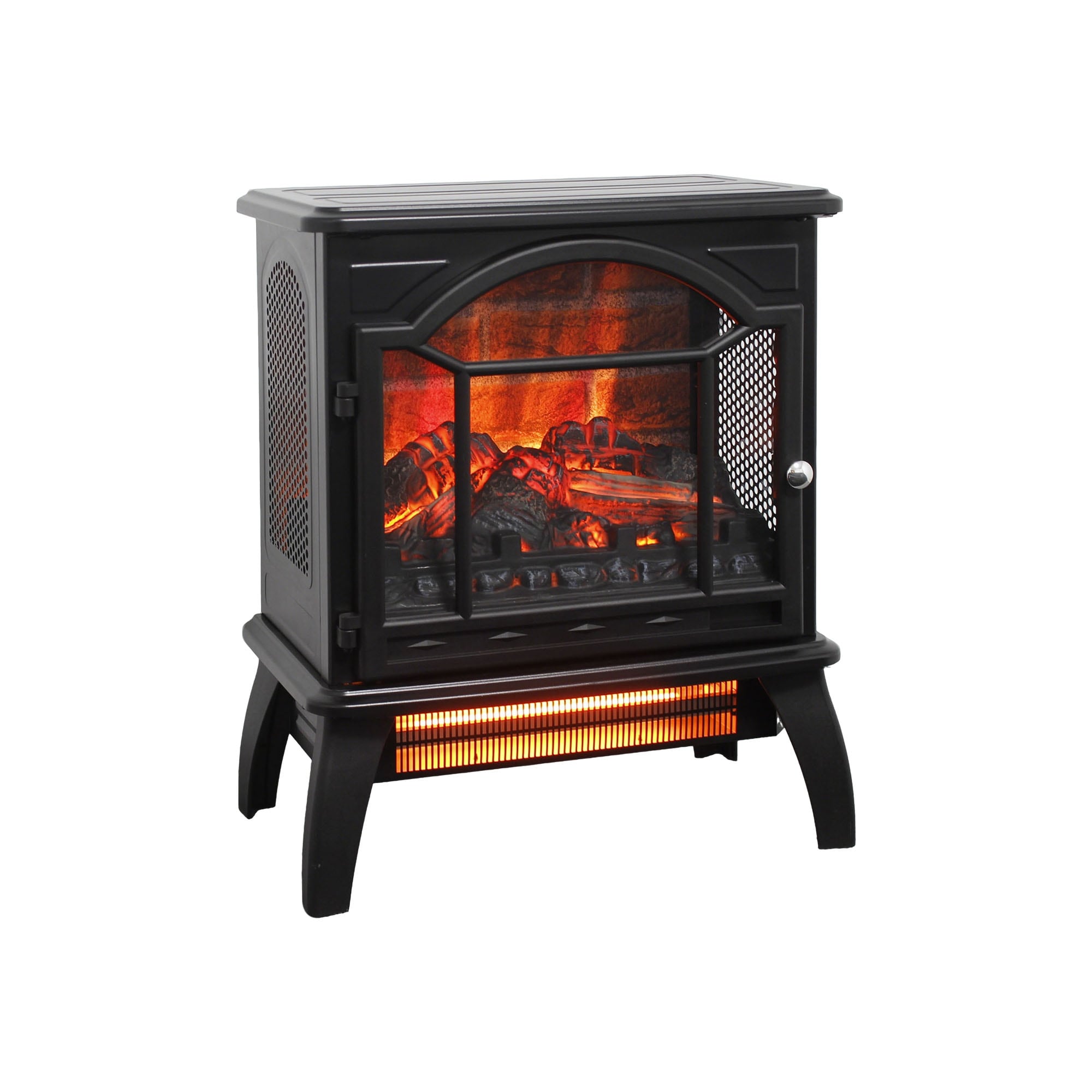 3D Flame Electric Infrared Quartz Fireplace Stove