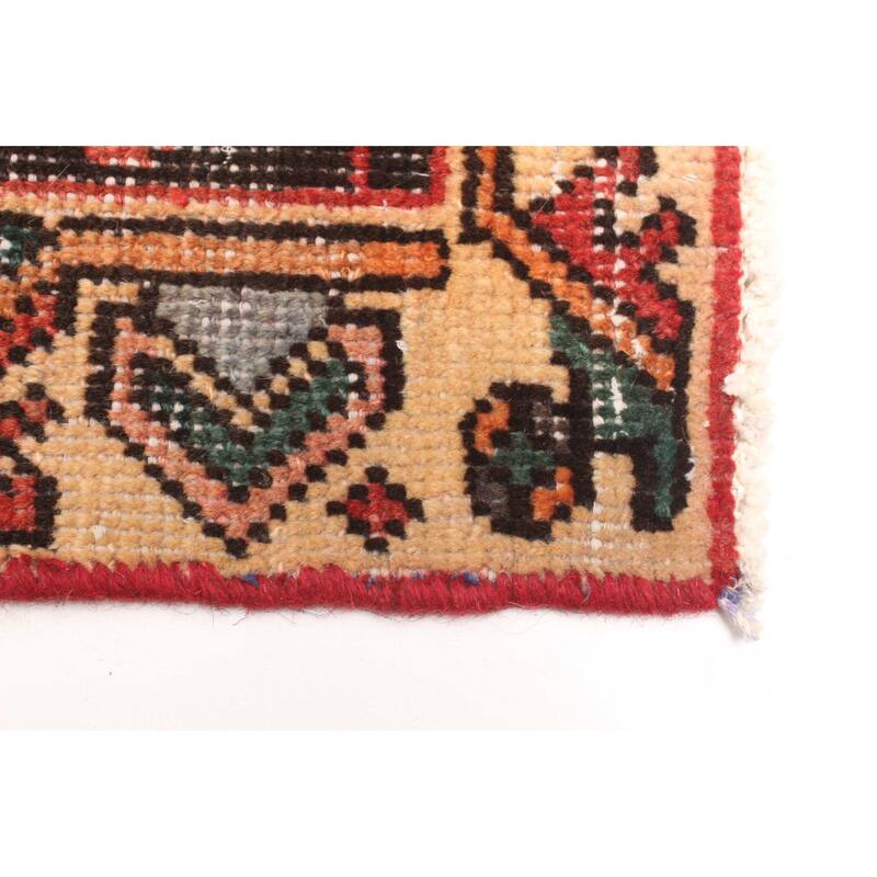 ECARPETGALLERY Hand-knotted Konya Anatolian Red Wool Rug - 4'7 x 5'11