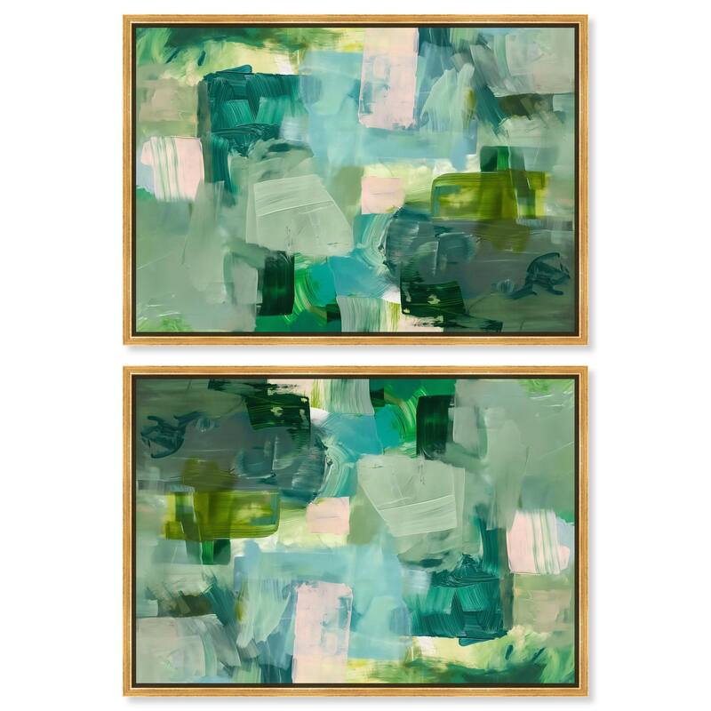 Breaking Dawn Canvas by Art Remedy - 16" x 16" - Black