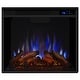 preview thumbnail 13 of 14, Frederick 72" Electric Media Fireplace in White by Real Flame - 72L x 15.5W x 30H