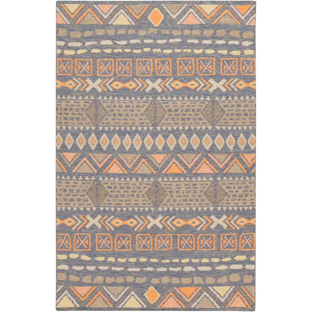 Hand-Woven Stephen Southwestern Wool Area Rug