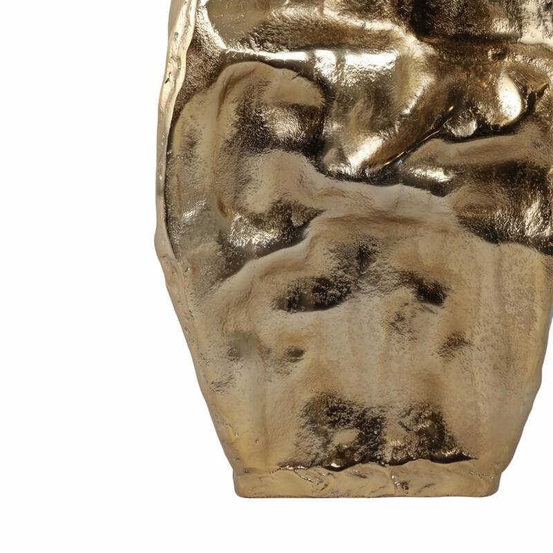 Aluminum Decorative Vase Minimalist Geometric Sculptural Modern Accent