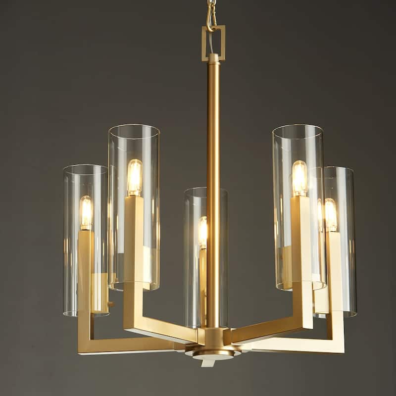 Quorum International 6277-5 Harbin 5 Light 23" Wide Chandelier