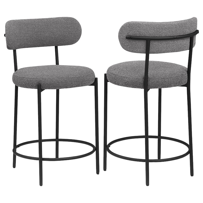 Viola Bar Chair (Set Of 2) - Grey - Counter Height