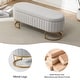 preview thumbnail 7 of 120, Velvet Storage Bench for Bedroom
