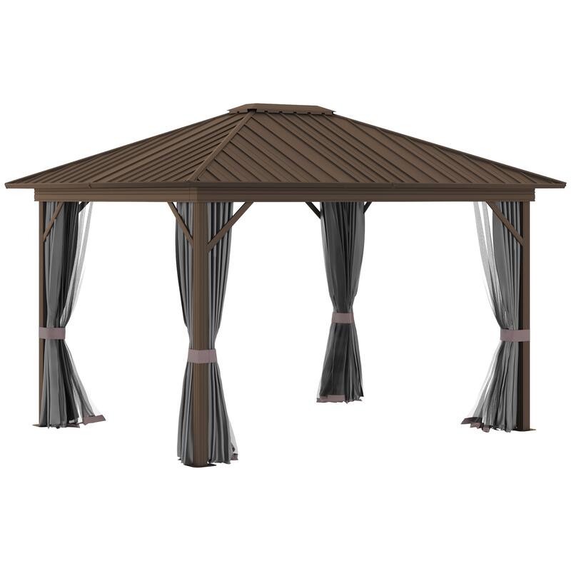 Outsunny Outdoor Hardtop Gazebo