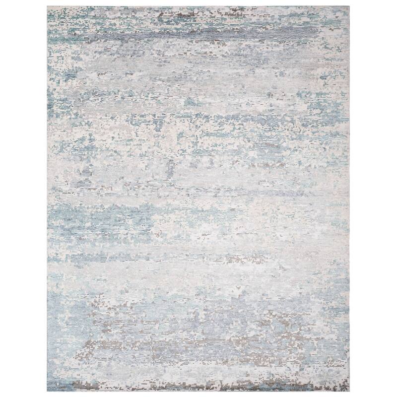 SAFAVIEH Couture Hand-knotted Tiffany Aloisa Modern Abstract Viscose Rug