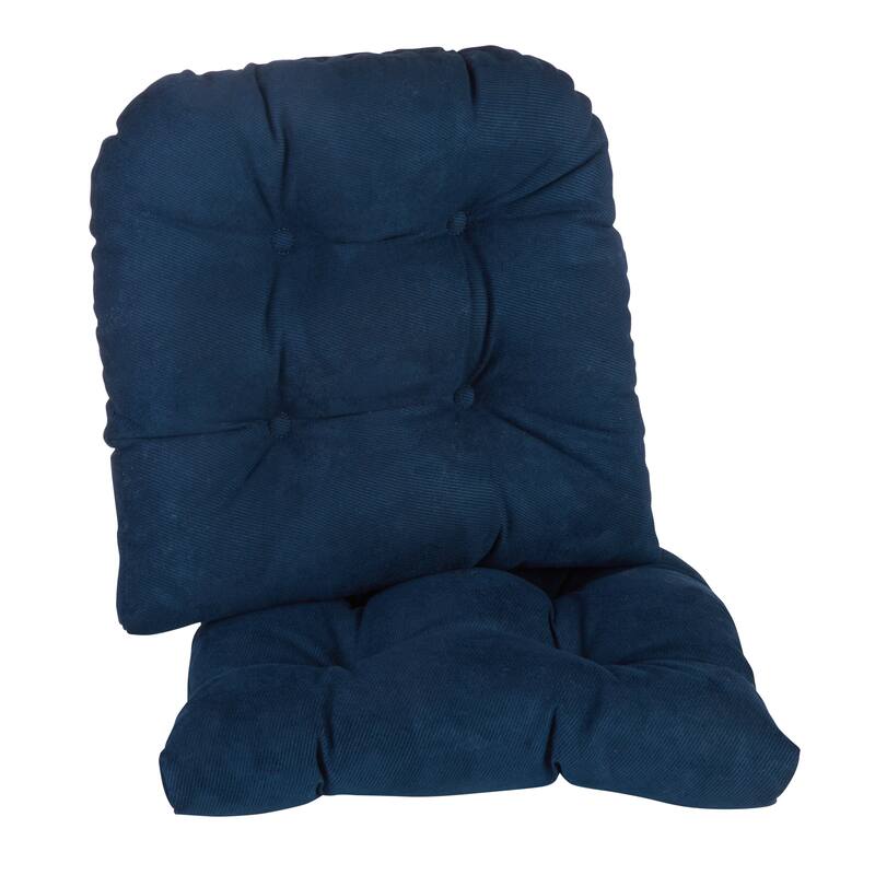 Klear Vu Twillo Extra Large Dining Chair Cushion Set - Indigo - Set of 2