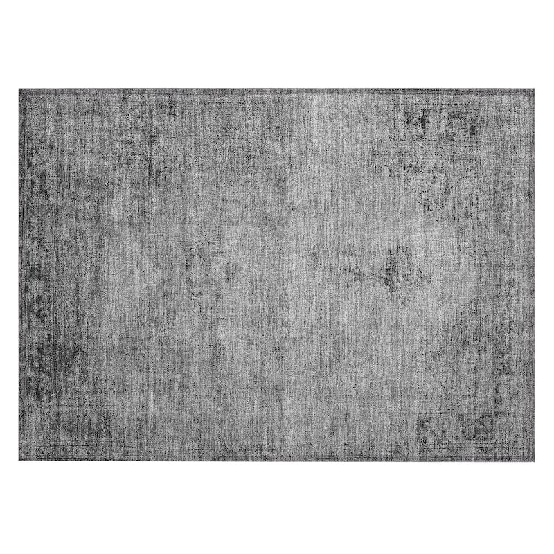 Machine Washable Indoor/ Outdoor Chantille Vintage Traditional Rug