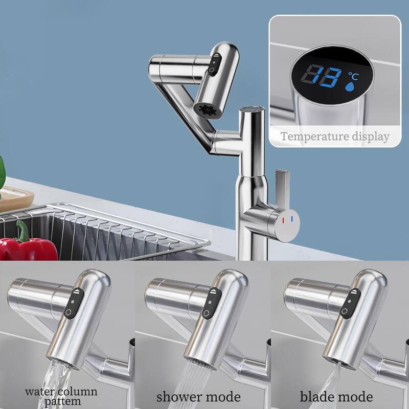 Topcraft Stainless Steel Bathroom Sink Faucet