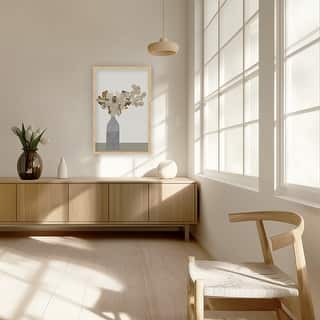 "Terracotta Elegance" Framed Textured Wall Art - Multi-Color