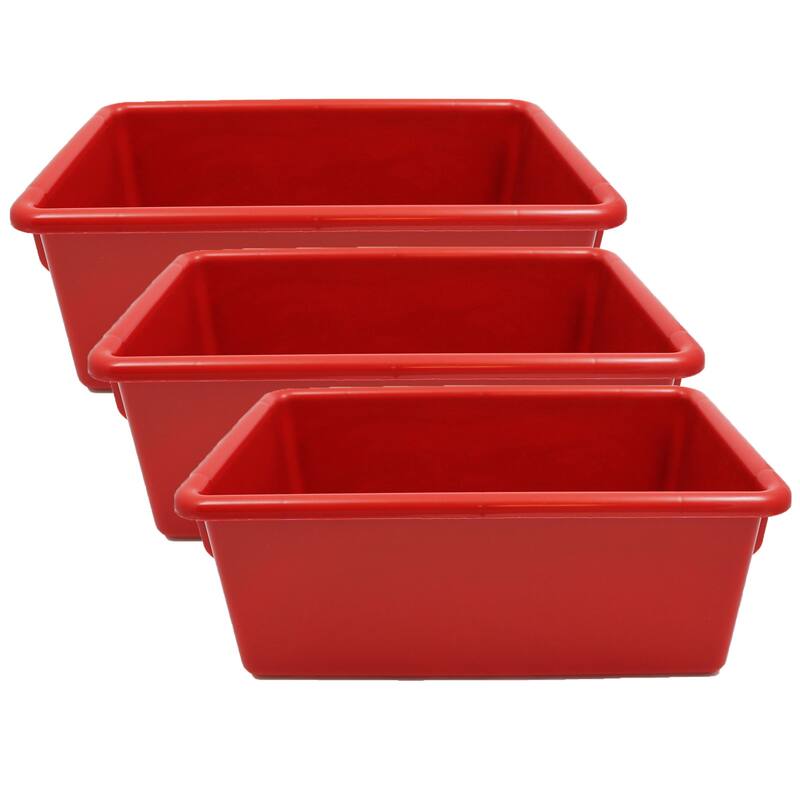 Jonti-Craft Cubbie Tray, Red, Pack of 3