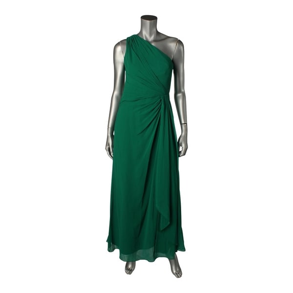 Lauren One Shoulder Chiffon Dress