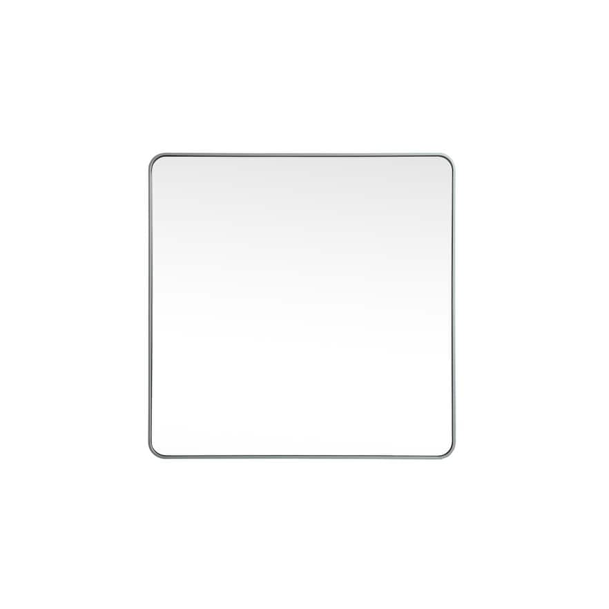 Indigo Home Soft corner metal square mirror 42x42 inch