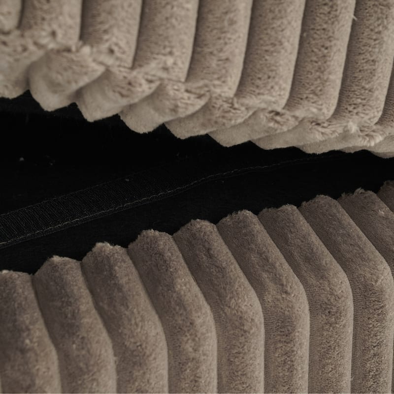 Cotton Flannel corner Sofa Armless Modular Sectional Sofa Seamless Combination