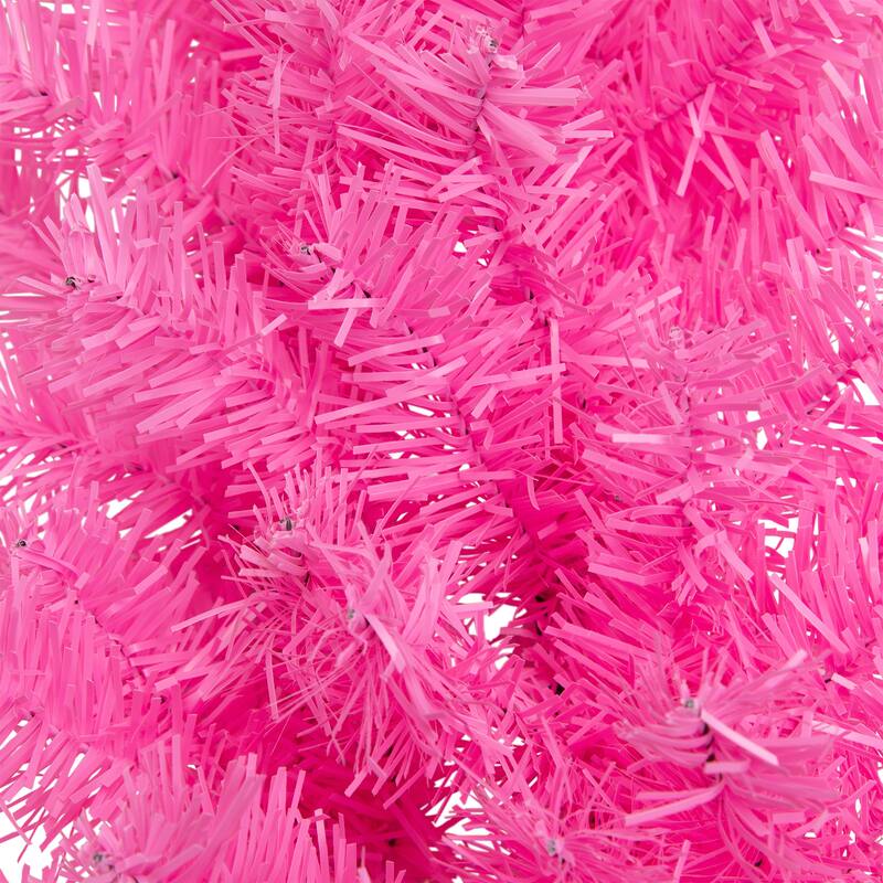 Artificial Pine Christmas Wreath - 36" - Pink - Unlit