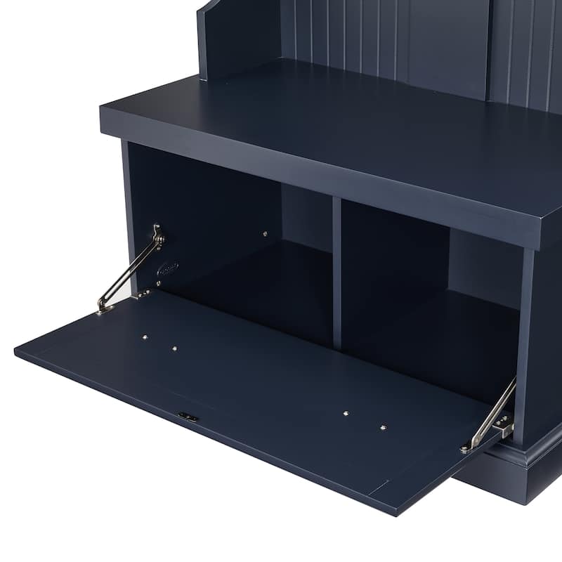 Crosley Shoreline Hall Tree - 15.75"x31.5"x64.25"