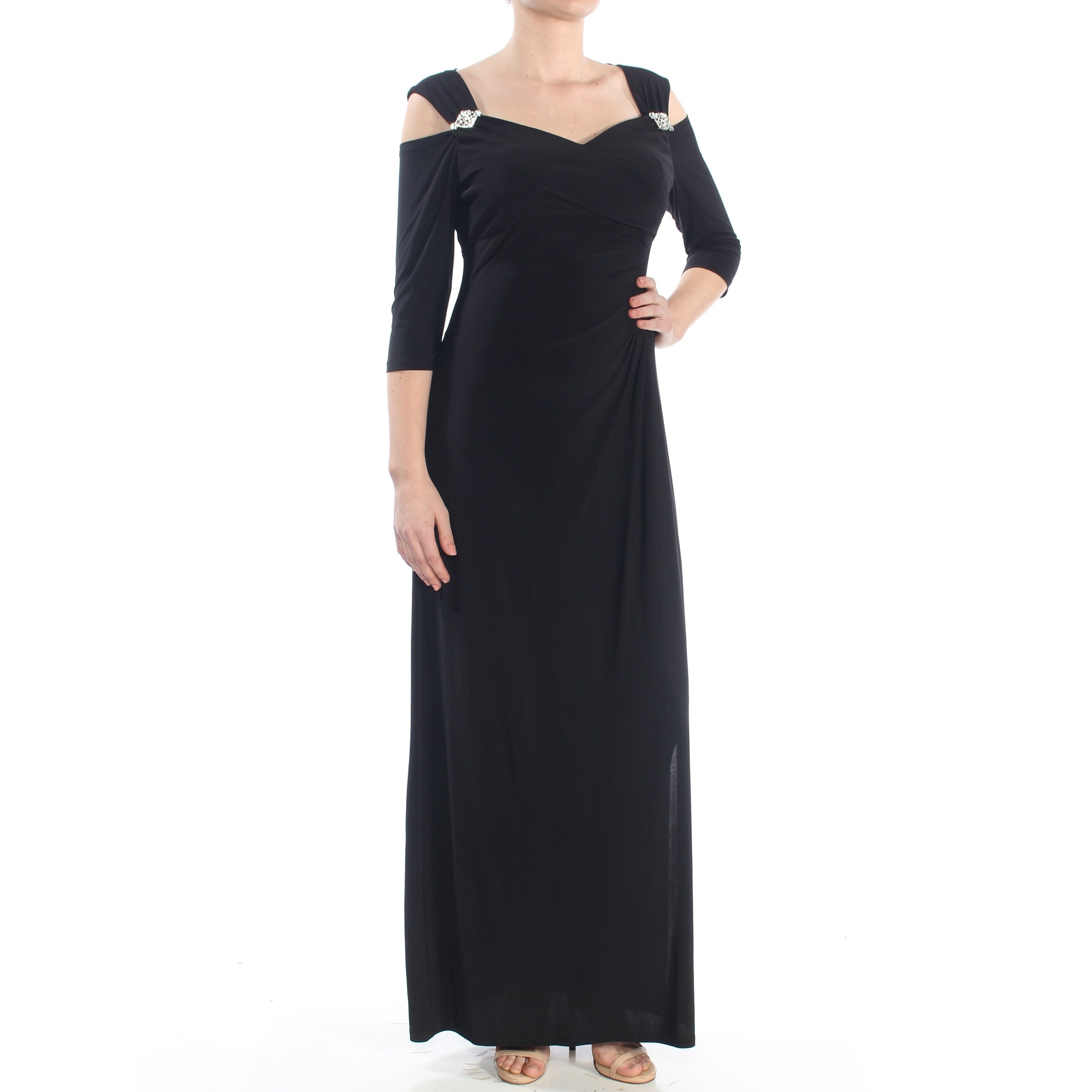 long black evening dress size 18