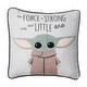 preview thumbnail 1 of 4, Lambs & Ivy Star Wars The Child/Baby Yoda Decorative Nursery Throw Pillow