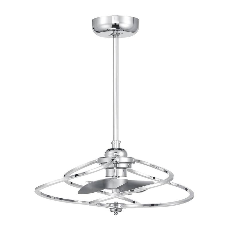 Hydra LED Fan D'Lier - Polished Chrome