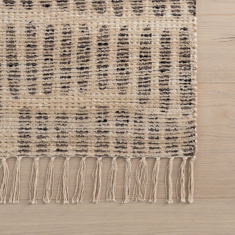 Carmeon Hamilton Arlo Bohemian Striped Hand Woven Rug