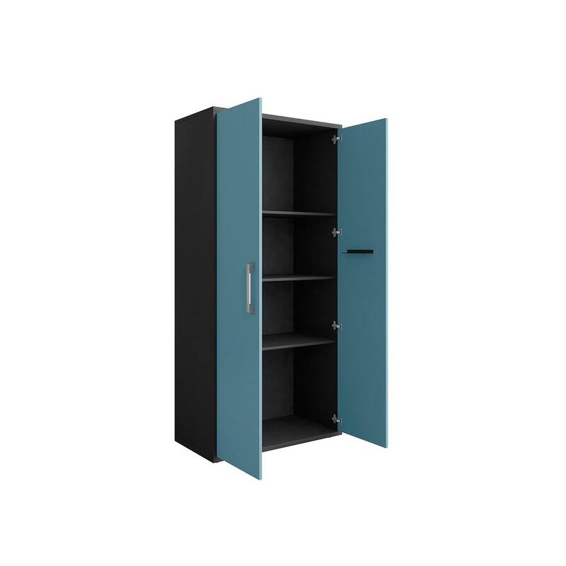 Manhattan Comfort Eiffel Storage Cabinet (Set of 2)