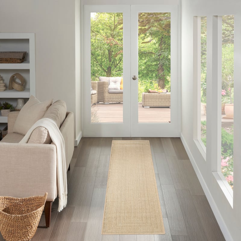 Nourison Tulum Indoor/Outdoor Geometric Area Rug
