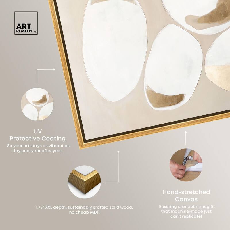 Gilded Cairn II Canvas by Art Remedy