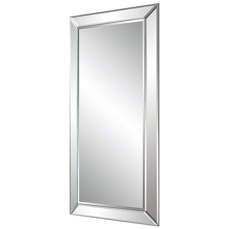 Copper Grove Mirror-framed Long Rectangular Beveled Wall Mirror