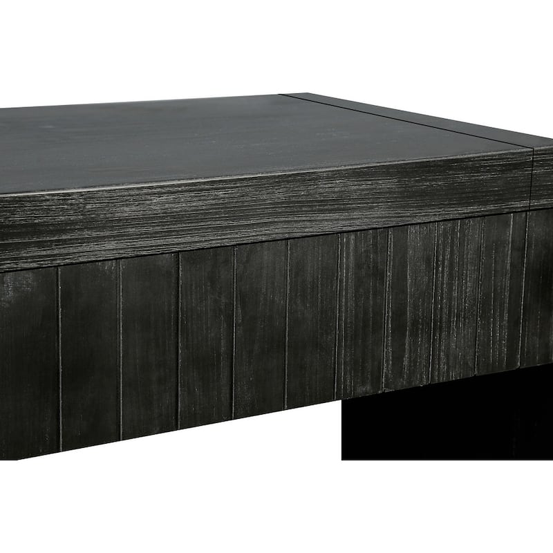 59'' Vintage Crafted Entryway Table With Two Hidden Handle Drawers