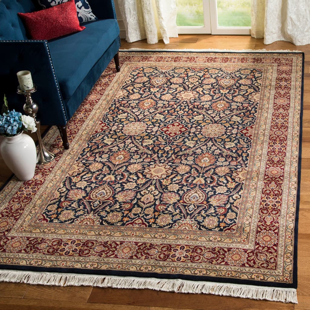 SAFAVIEH Royal Kerman Hand-Knotted Estelina Traditional Wool Rug