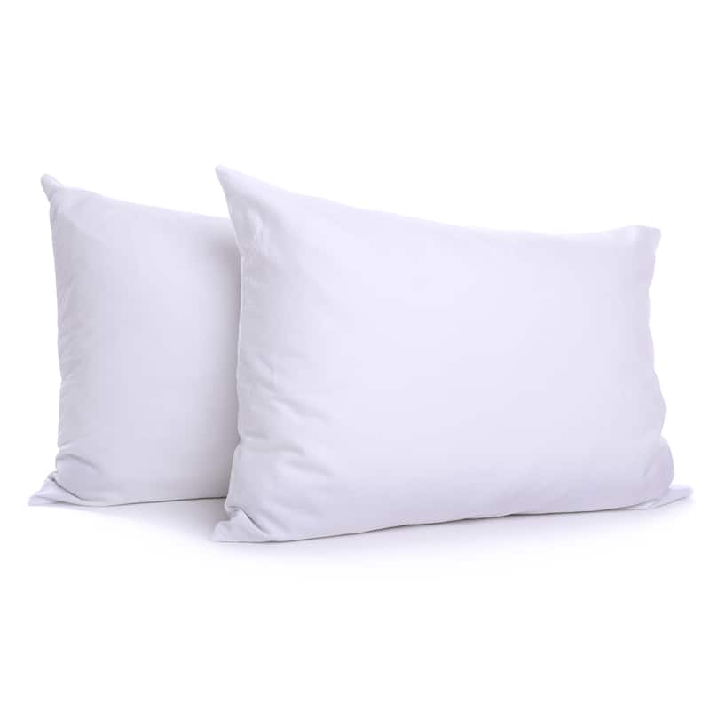 Martex Compressed Twin Pack White Garnetted Pillow - King