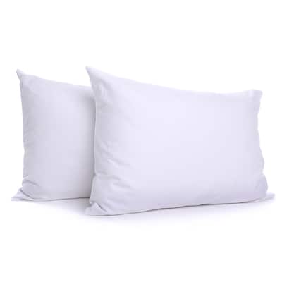 Martex Compressed Twin Pack White Garnetted Pillow