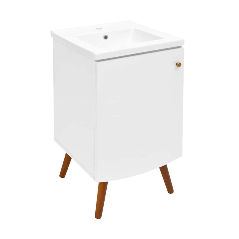 Swiss Madison SM-BV650 Manoir 18" Free Standing Single Basin Vanity