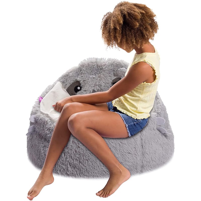 Bean Bag, Soft and Cozy Animal Bean Bag Chair - Child Proof Closure