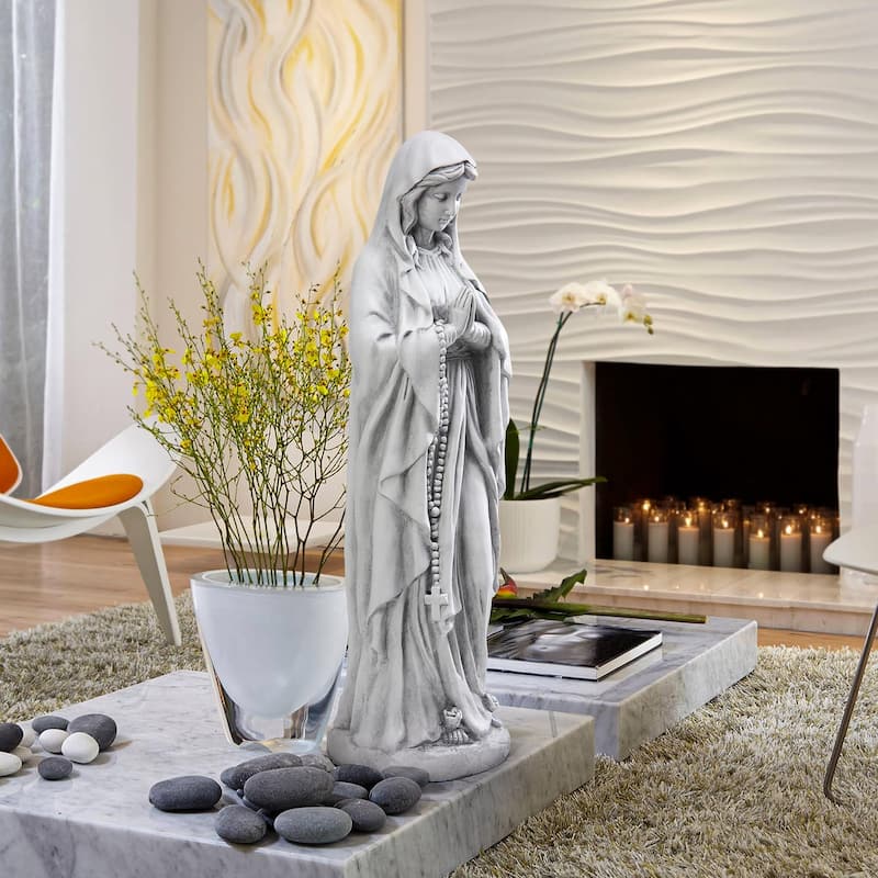Mcow Virgin Mary Praying Sculpture for Home, Yard & Patio Religious Decor