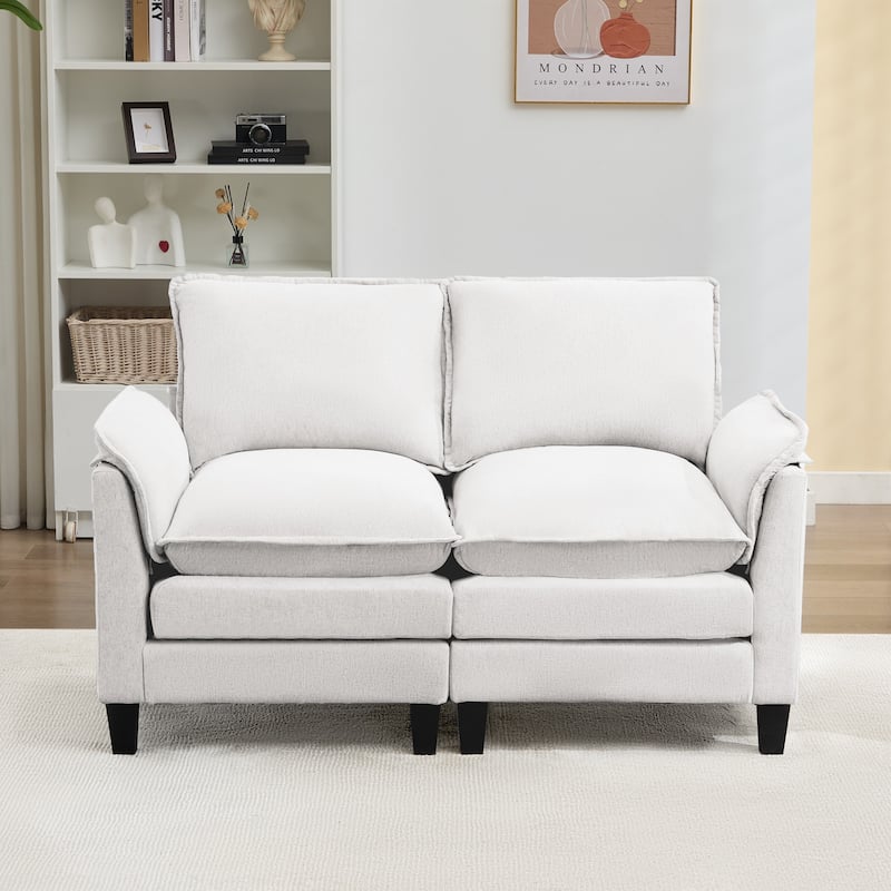 Luxury 2-Seat Sofa – Cloud-Like Comfort, Sturdy Design – For Living Rooms & Offices