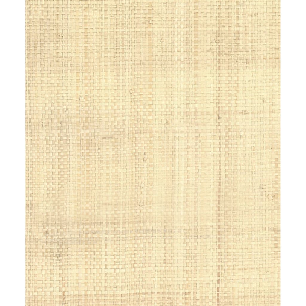 Seabrook Designs Latte Raffia Gasscloth Unpasted Wallpaper - 36 in W x 24 ft. L